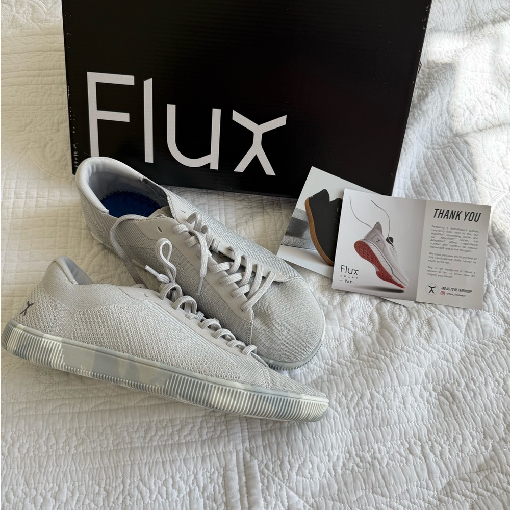 FLux Men's Grey Trainers 11.5 NEW